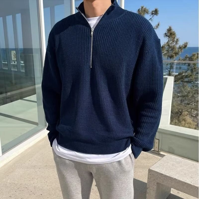 JEONJU Half-Zip Sweater