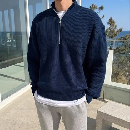 JEONJU Half-Zip Sweater