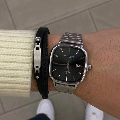 C A S I O Luxurious 36mm Watch - Water Resistant | Stainless steel