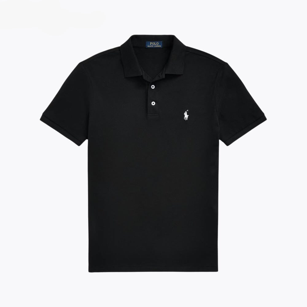 Custom Slim Fit Stretch Mesh Polo Shirt
