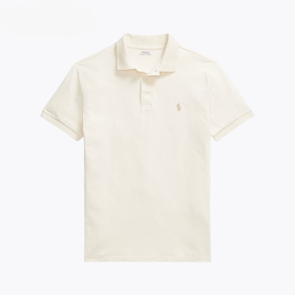 Custom Slim Fit Stretch Mesh Polo Shirt