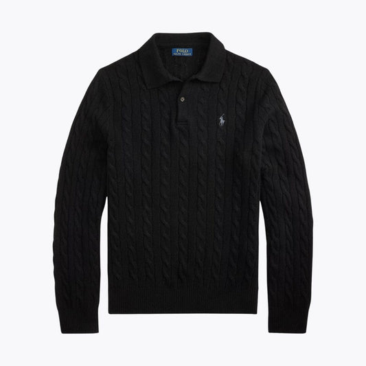 Wool and Cashmere Cable-Knit Jumper