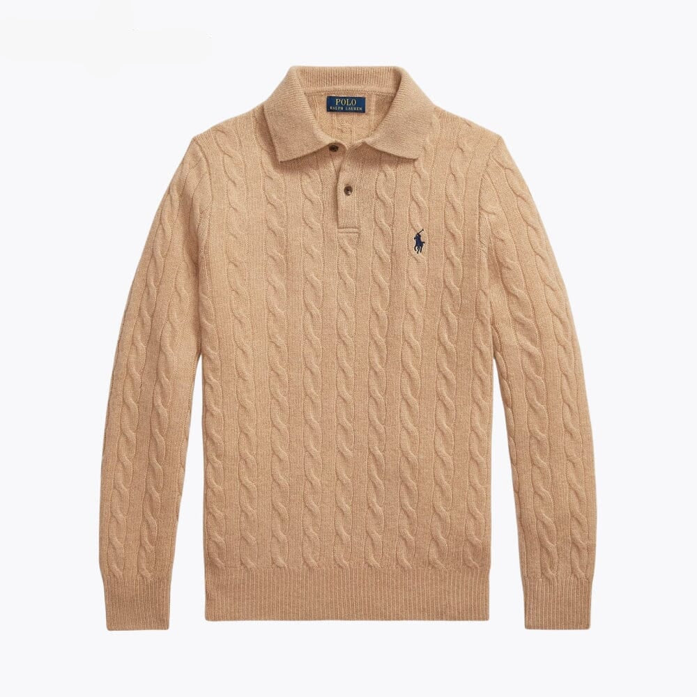 Wool and Cashmere Cable-Knit Jumper