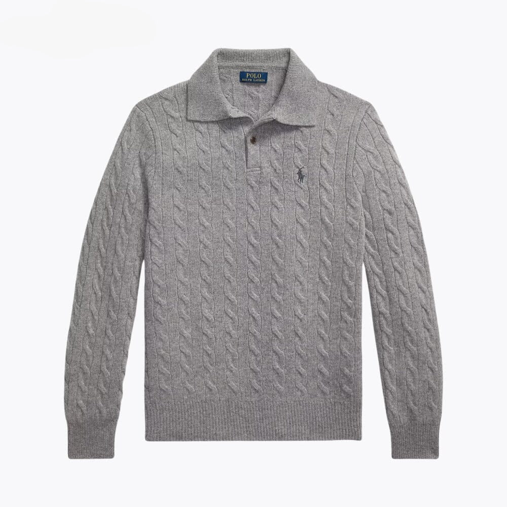 Wool and Cashmere Cable-Knit Jumper
