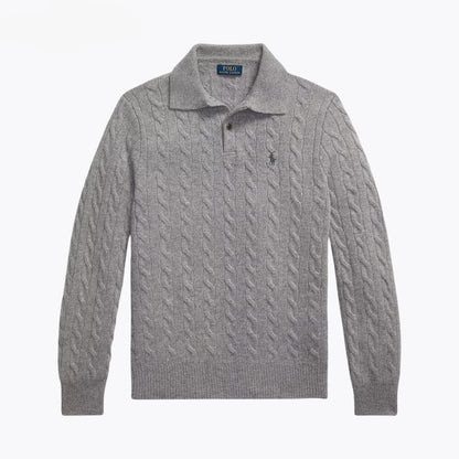 Wool and Cashmere Cable-Knit Jumper